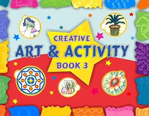 Book 3 - Art and activity creative Book Cover for Art and activity - Class 3